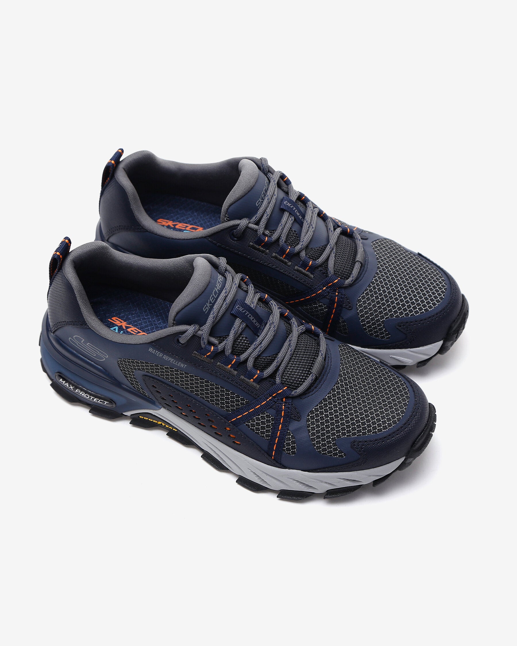 min10 ♪ Men's Wide Fit Skechers 237303 Max Protect Walking Sneakers