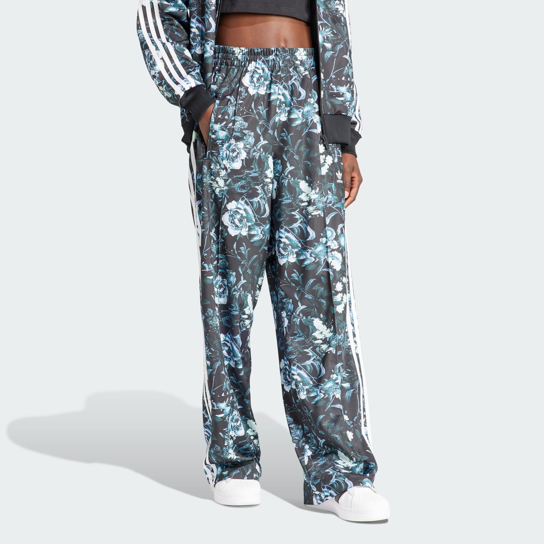 Tracksuit Bottoms Adidas Track Pants Floral Adidas Floral Graphic