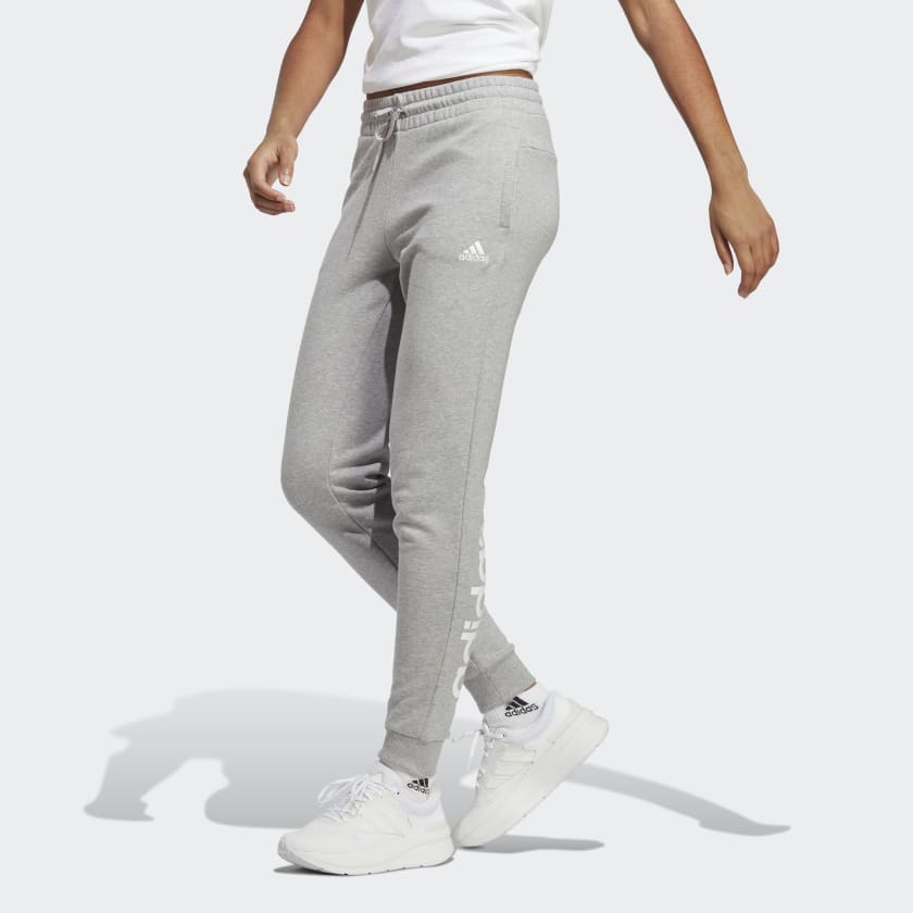ADIDAS ESSENTIALS LINEAR FRENCH TERRY CUFFED JOGGERS IC8816