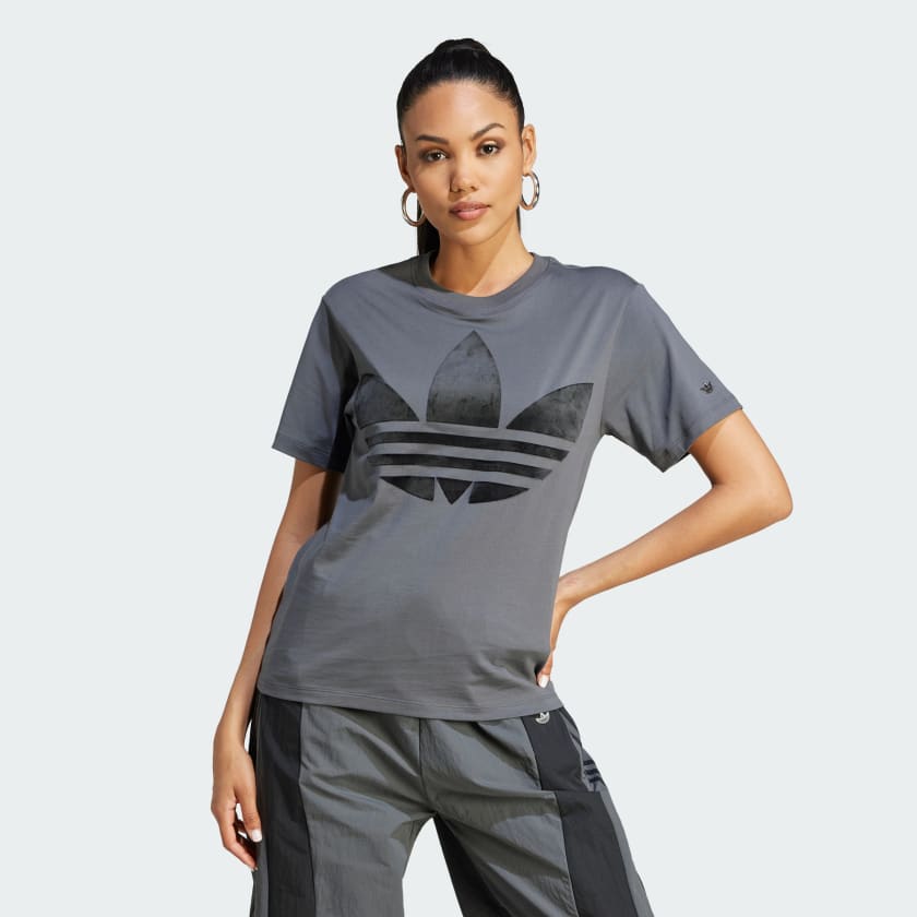 adidas big trefoil t shirt