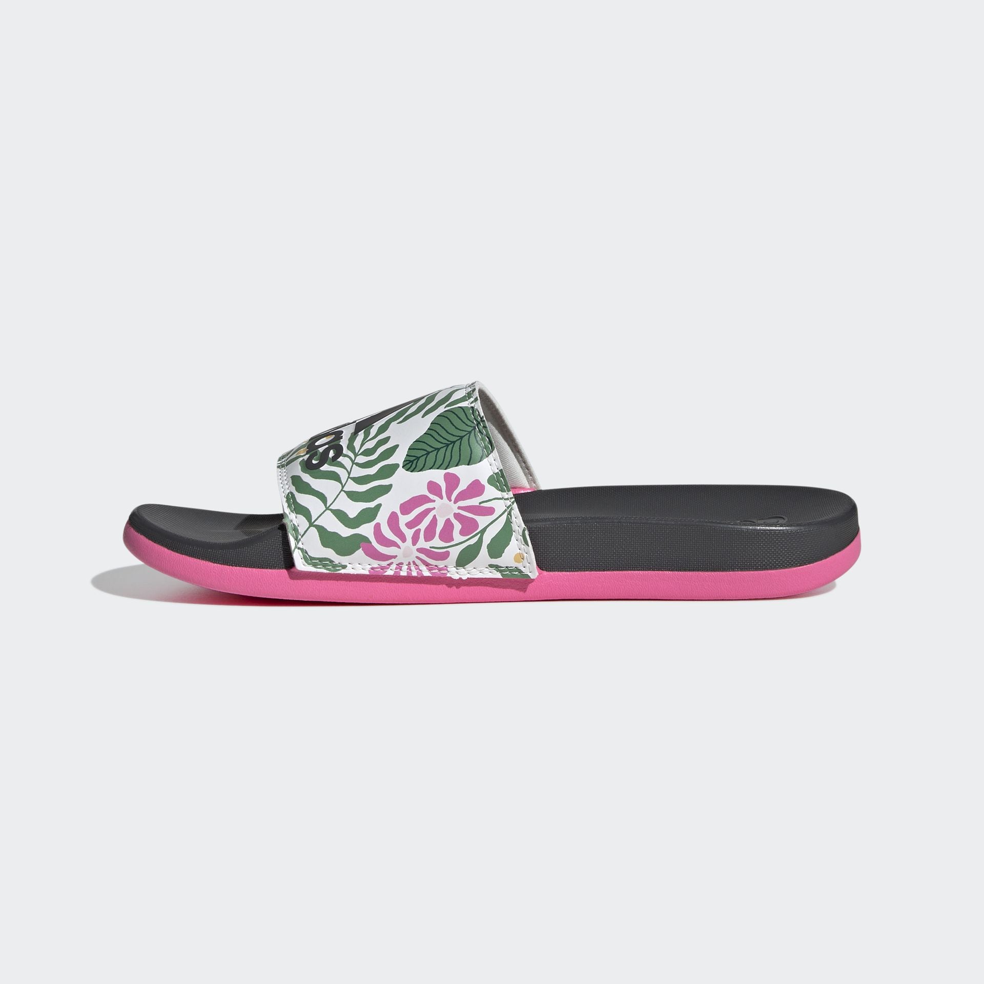 ADILETTE COMFORT SLIDES - Carbon / Off White / Lucid Pink – bCODE - Your  Online Fashion Retail Store