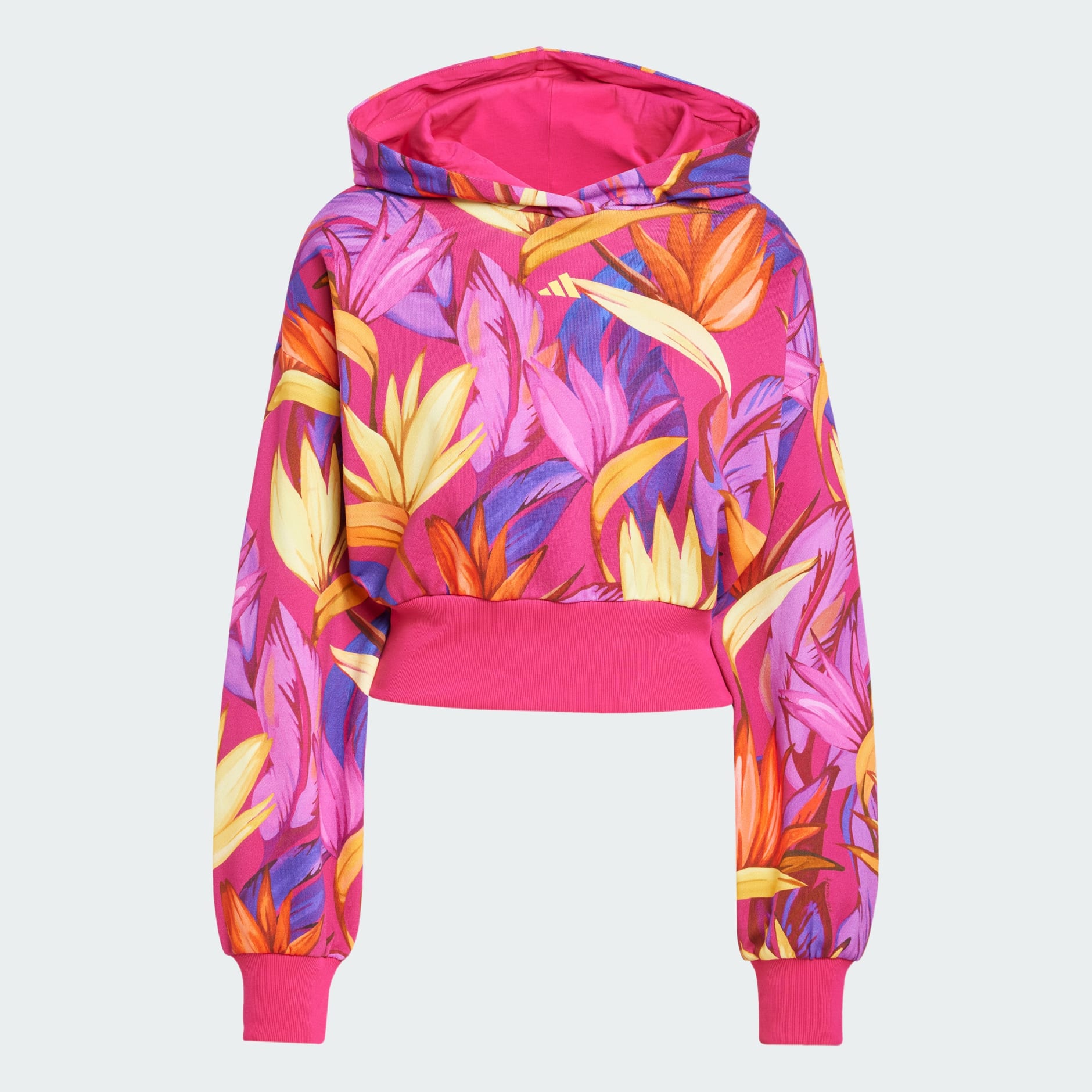 Zx Flux Multi Print Adidas The Farm ADIDAS X FARM HOODIE Bold Pink