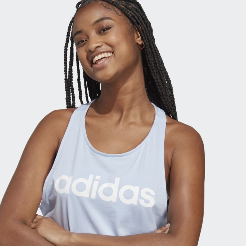 adidas logo tank