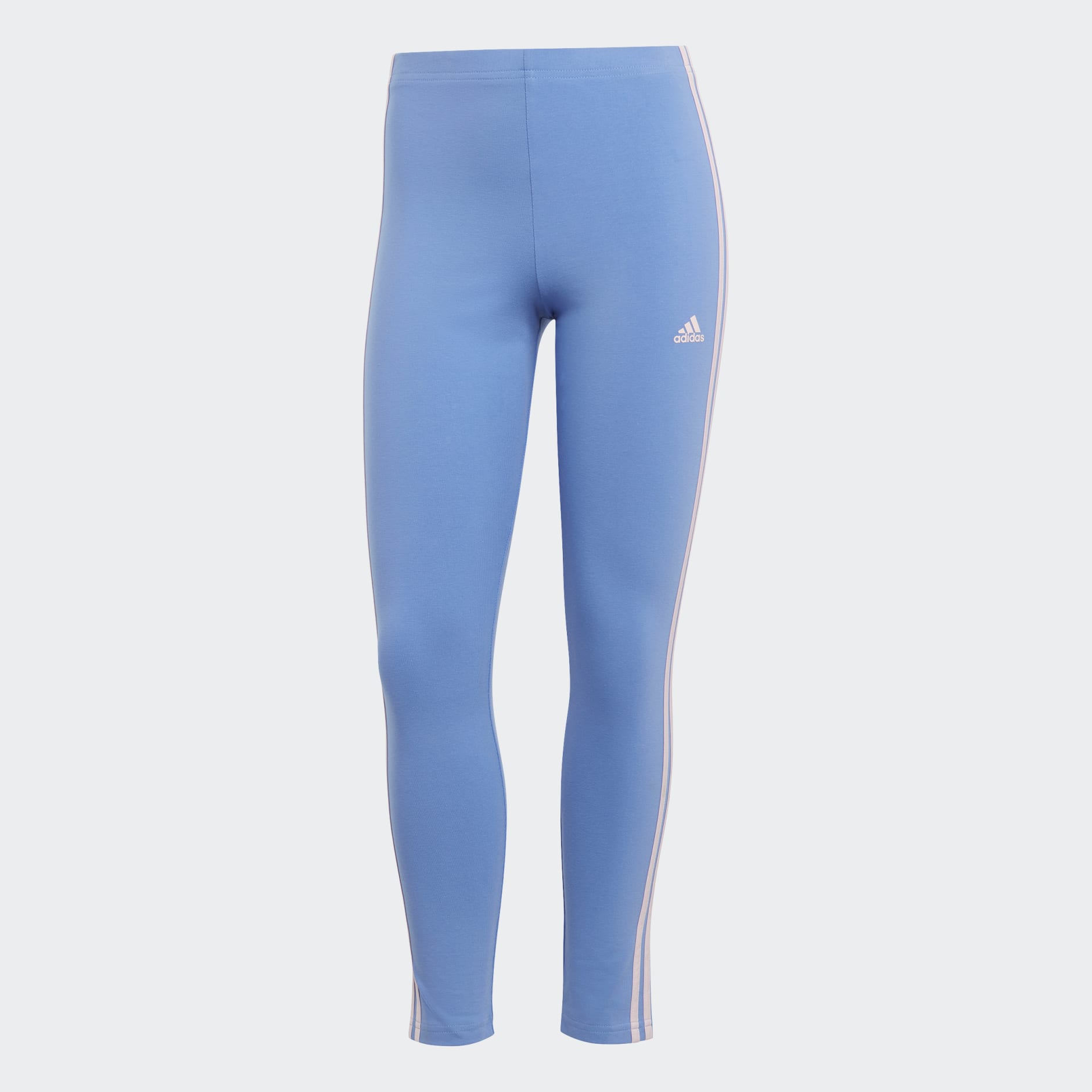 ADIDAS ESSENTIALS 3-STRIPES HIGH-WAISTED SINGLE JERSEY LEGGINGS