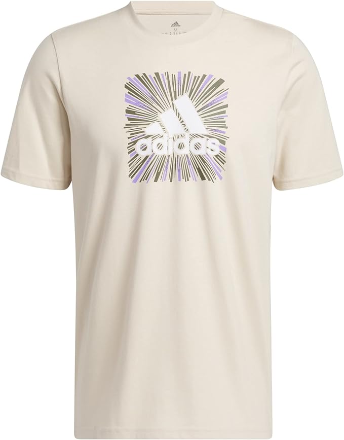 ADIDAS SPORT OPTIMIST SUN LOGO SPORTSWEAR GRAPHIC T-SHIRT (SHORT