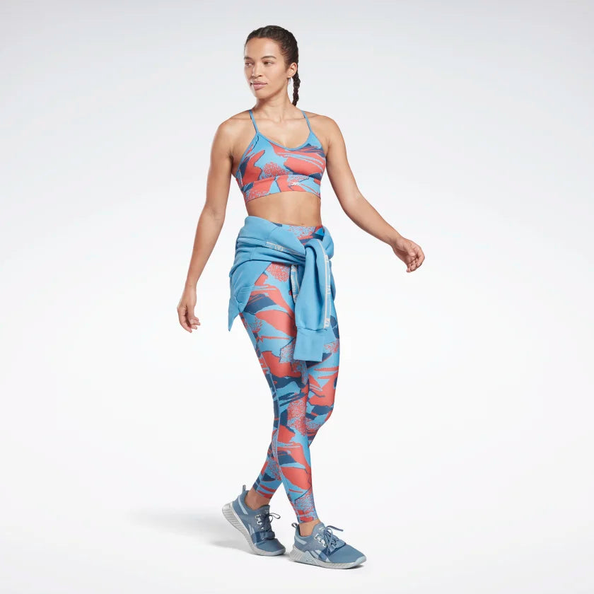 REEBOK WOR AOP TRI BACK BRA HB1046 bCODE Your Online Fashion